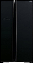 Холодильник Hitachi R-S702 PU2 GBK черное стекло в Москве , фото