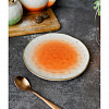 Тарелка P.L. Proff Cuisine 19 см оранжевая фарфор The Sun Eco фото