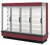 Холодильная горка Enteco Вилия Cube 125 П ВС RD (с распашными дверьми) фото