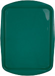 Поднос столовый из полипропилена  490х360 мм зеленый полипропилен особо прочный