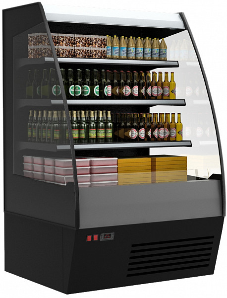 Холодильная горка Полюс Carboma 1600/875 ВХСп/ВТ-1,0 (тонированный cтеклопакет) (F 16-80 VM/SH 1,0-2 тонированный стеклопакет фото