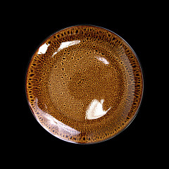 Тарелка без бортов Tvist 8'' 204мм, коричневый Madeira в Москве , фото