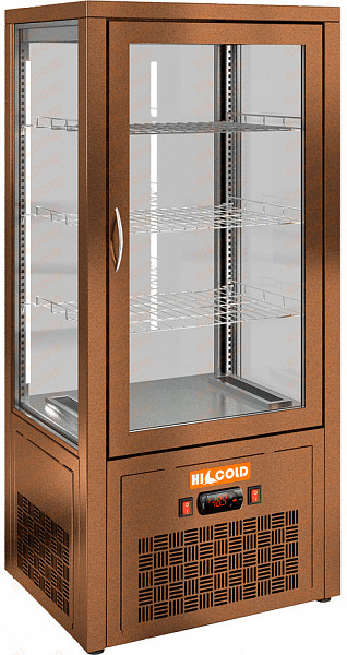 Витрина холодильная настольная Hicold VRC T 100 Bronze фото