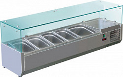Холодильная витрина для ингредиентов Viatto VRX 1200/330 фото