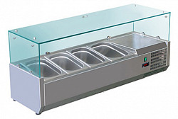 Холодильная витрина для ингредиентов Koreco VRX 1200 395 WN фото