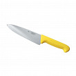 Шеф-нож  PRO-Line 25 см, желтая пластиковая ручка