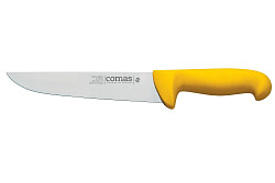 Нож поварской Comas 20 см, L 33,5 см, нерж. сталь / полипропилен, цвет ручки желтый, Carbon (10121) фото