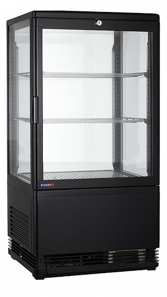 Шкаф-витрина холодильный Cooleq CW-58 Black фото