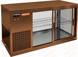Витрина холодильная настольная Hicold VRL 900 L Bronze фото