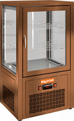 Витрина холодильная настольная Hicold VRC T 70 Bronze фото