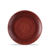 Тарелка мелкая без борта Churchill Stonecast Patina Rust Red PAREEVP61 фото