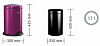 Мусорный контейнер Wesco Pedal bin 116, 13 л, белый фото