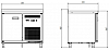 Холодильный стол Abat СХС-70 неохлаждаемая столешница с бортом (дверь) (24100011000) фото