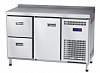 Холодильный стол Abat СХС-60-01 неохлаждаемая столешница с бортом (дверь, ящики 1/2) (24010011300) фото