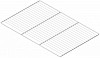 Полка решетчатая Polair 650х530 ШХ-0,7 (из проф. 6мм и полосы 4*12) фото