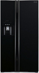 Холодильник Hitachi R-S702 GPU2 GBK черное стекло в Москве , фото