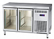 Холодильный стол  СХС-60-01 неохлаждаемая столешница без борта (дверь-стекло, дверь-стекло)