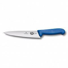 Универсальный нож Victorinox Fibrox 25 см, ручка фиброкс синяя в Москве , фото