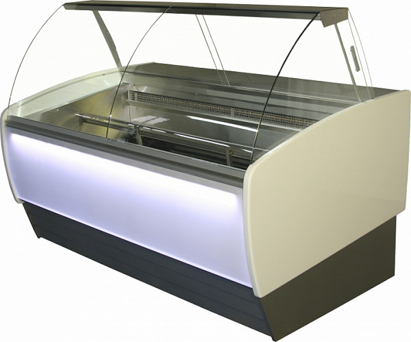 Витрина для мороженого Enteco Вилия 120 ВН Ice с боковинами (МДФ глянец) фото