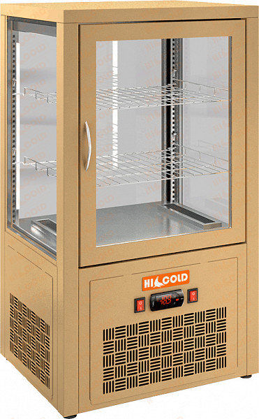 Витрина холодильная настольная Hicold VRC T 70 Beige фото