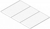 Полка решетчатая Polair 455*595 ШХ 0,5 (500Р) фото