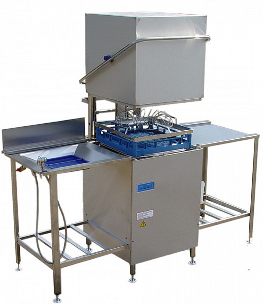 Купольная посудомоечная машина Гродторгмаш МПУ-700-01 со столами фото