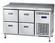 Холодильный стол  СХС-60-01 неохлаждаемая столешница с бортом (ящики 1/2, ящики 1/2)