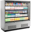 Холодильная горка  FC20-07 VM 1,9-1 0030 LIGHT фронт X0 бок металл с зеркалом (9006-9005)