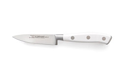 Нож для чистки овощей Comas 8 см, L 19 см, нерж. сталь / АБС-пластик, цвет ручки белый, Marble (8115) фото