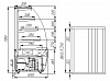 Витрина кондитерская Полюс K70 VM 0,9-1 LIGHT (ВХСв-0,9д Carboma Техно) фото