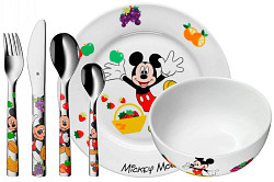 Набор детской посуды WMF 12.8295.9964 6 предметов Mickey Mouse в Москве , фото