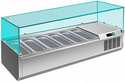 Холодильная витрина для ингредиентов Viatto VRX 1500/380 фото