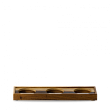 Подставка деревянная с тремя выемками для салатников  44,5х13см h3,9см, Buffetscape Wood ZCAWTBPP1