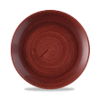 Тарелка мелкая без борта  Stonecast Patina Rust Red PAREEVP81