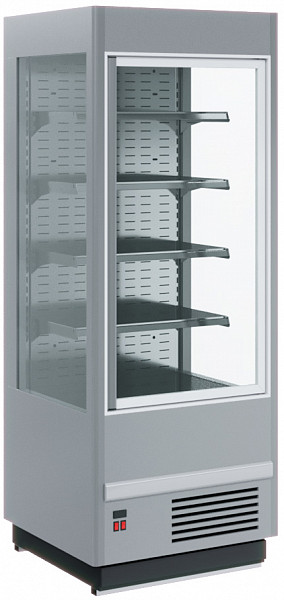 Холодильная горка Полюс FC 20-07 VM 0,6-2 (Carboma Cube 1930/710 ВХСп-0,6 INOX) 0430 INOX фото