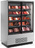 Холодильная горка Полюс FC20-07 VV 1,0-1 0030 STANDARD фронт X1 бок металл с зеркалом (9006-9005) фото
