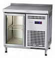 Холодильный стол  СХС-70 неохлаждаемая столешница с бортом (дверь-стекло)