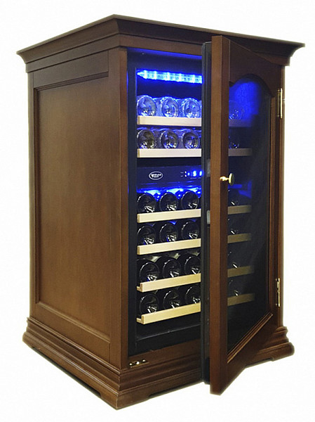 Винный шкаф Cold Vine C34-KBF2 (Wood) фото