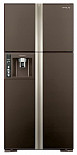 Холодильник  R-W722 PU1 GBW  коричневое стекло