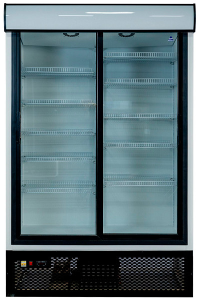 Шкаф морозильный Ангара 1000 Канапе, Распашной, двери стекло (-18-20) фото