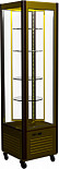 Шкаф кондитерский  R400Cвр Сarboma Люкс (D4 VM 400-2 (коричневый-золотой, 1/2, INOX))