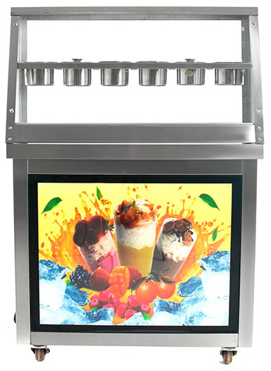 Фризер для жареного мороженого Foodatlas KCB-2Y (контейнеры, световой короб) фото