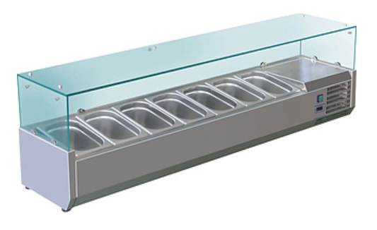 Холодильная витрина для ингредиентов Koreco VRX 1800 335 WN фото