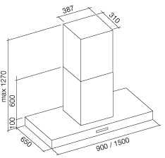 Островная вытяжка Falmec Horizon Isola NRS 90 в Москве , фото 3