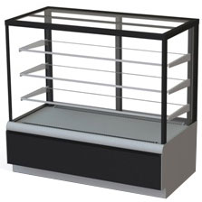 Витрина кондитерская Kayman K-ВК-900 Люкс Квадро Серебро в Москве , фото