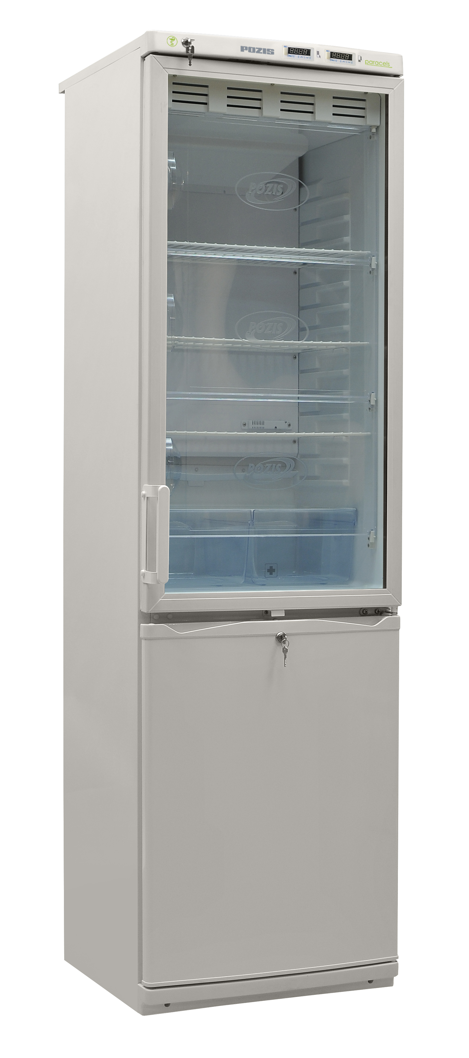Лабораторный холодильник Pozis ХЛ-340-1 (тонированное стекло) фото