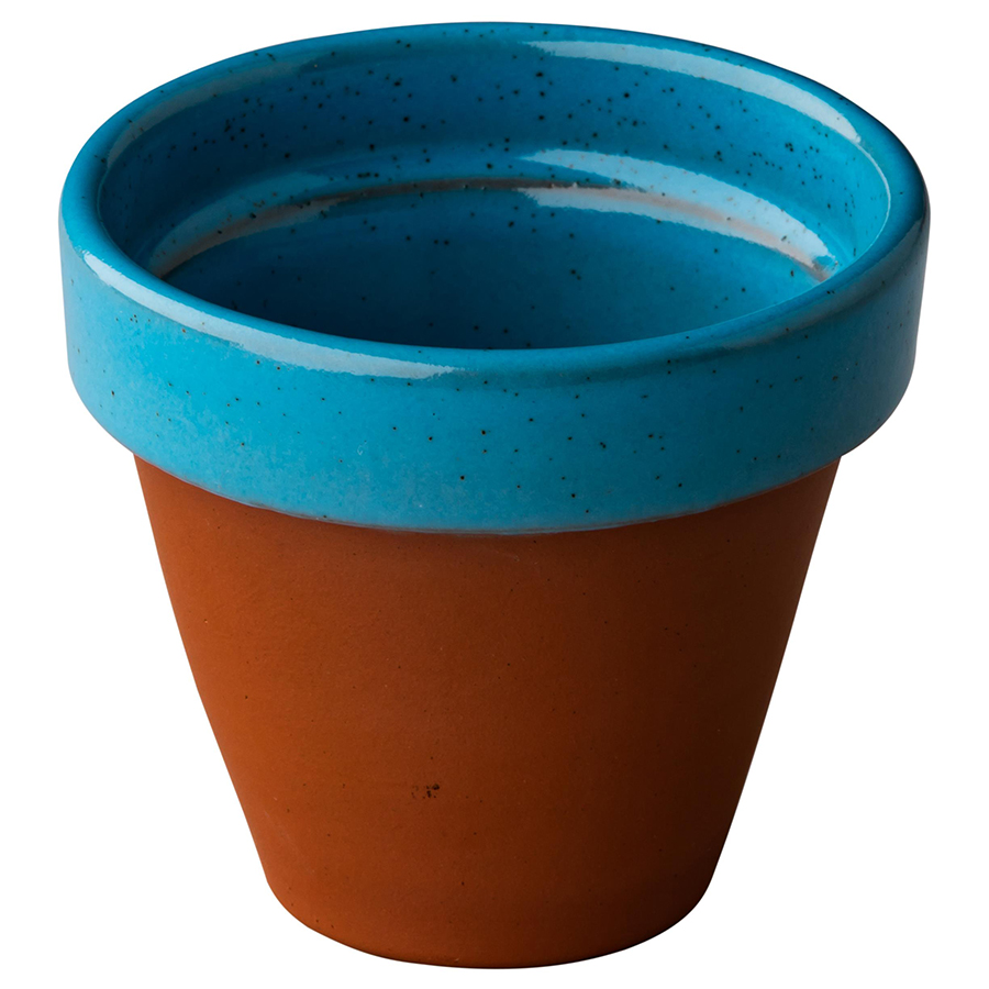 Stoneheart 90 мл, d 6, 5 см h 6 см, цвет коричневый/голубой (SHAZC1608)