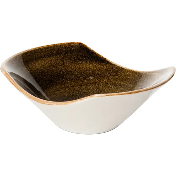 Крафт Браун фарфор 240мл , H = 60, L = 165, B = 130мм коричнев. (03031432) - 03031432