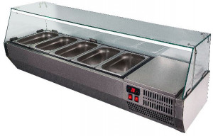 Холодильная витрина для ингредиентов Polair VT2v-G (1/3) фото