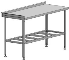 Стол разделочный Марихолодмаш СРП-2л-0,8/1,2 фото